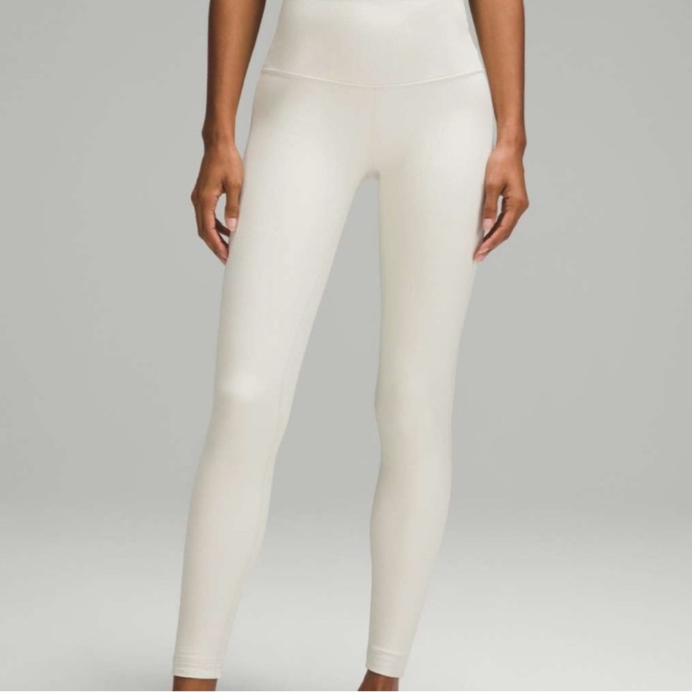 Lined Lululemon Align Ribbed High Rise Pant Size 4